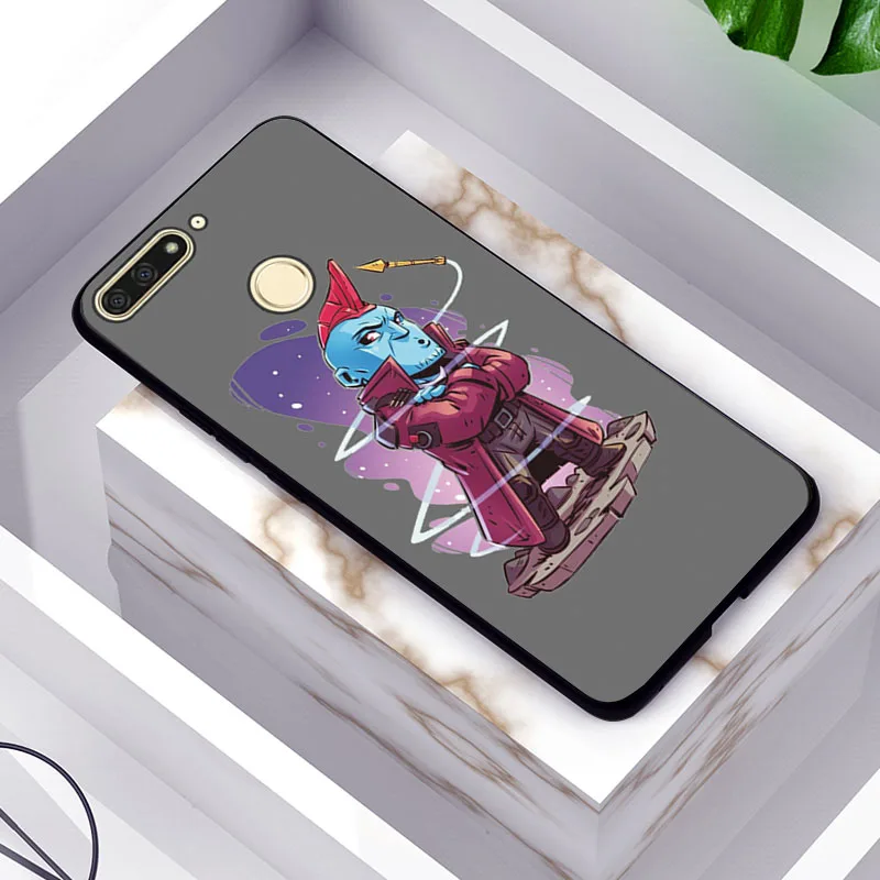 TPUBLK600 Для huawei Honor 7A Pro Чехол Honor 7C 7X7 S с мультяшным Веном Железный человек черный ТПУ чехол для huawei Honor 8S 8C 8X чехол Honor 8 9 Lite - Цвет: TPUBLK600