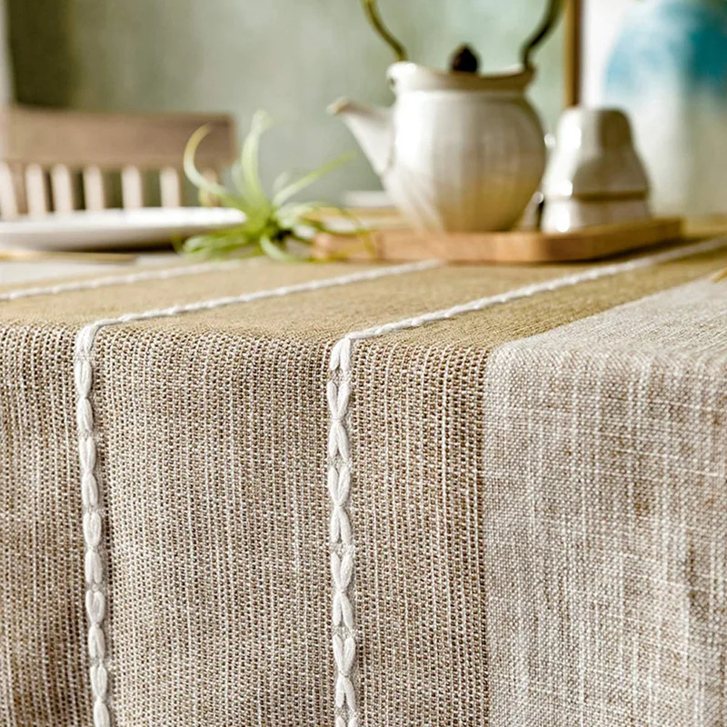 Новинка-комбинированная кисточка для скатерти из хлопка и льна ...