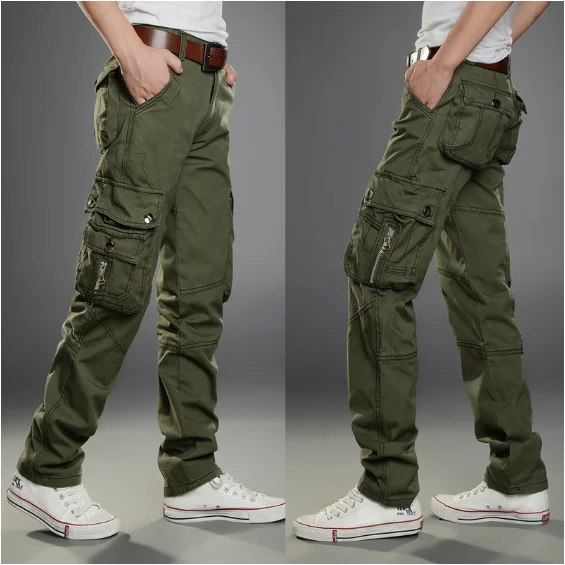 Pantalones tácticos del ejército para hombre, ropa de calle, de trabajo, estilo Hip Hop, Uomo|Militar| - AliExpress