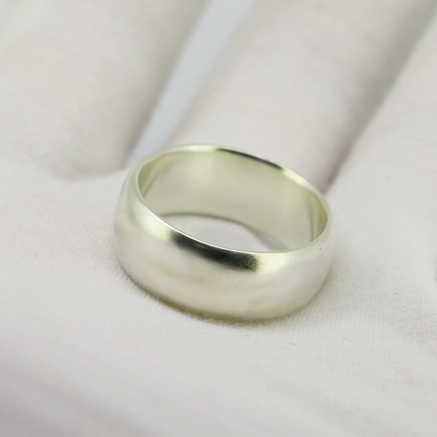 Genuine 999 Fine Silver 9mm Mens Plain Band Ringband ringring