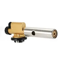 Медь пламени пушка газовая горелка-пистолет производителя фонарь Зажигалка автоматический пьезоподжиг огнемет газовые фонарь газовая горелка для барбекю для пикника