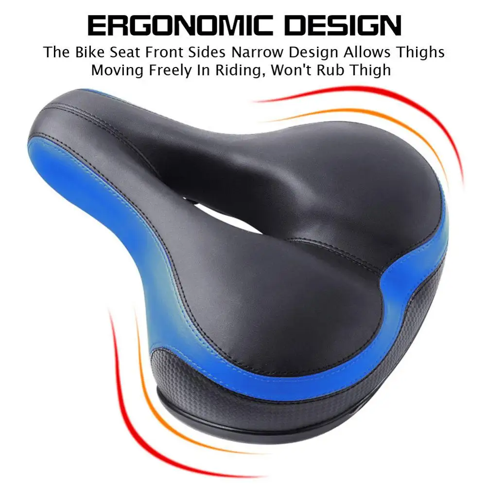 Сверхмощное седло для велосипеда с большой задницей гелевое горного и дорожного