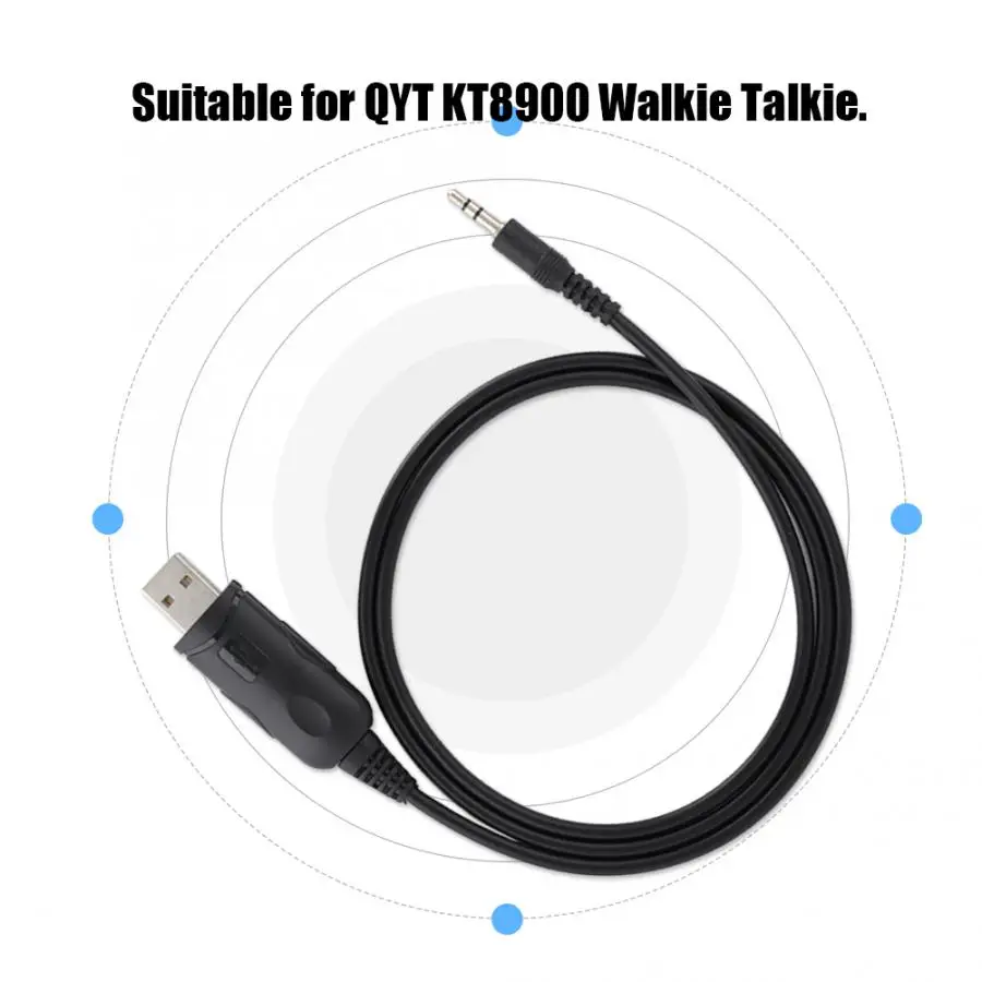 Walkie Talkie USB программный кабель для QYT KT8900 Радио радиостанция рация USB программный кабель