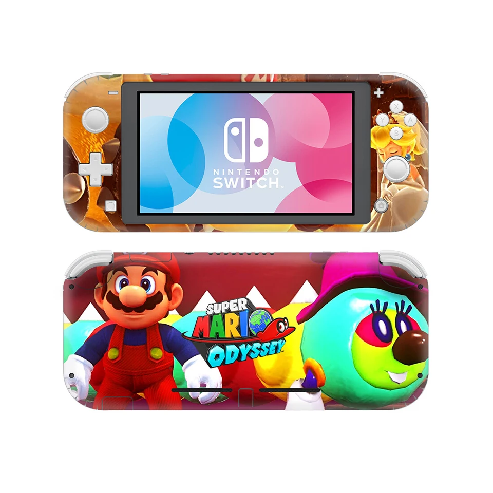 YSNSL0308 Rend Switch Lite супер наклейки с изображением Марио протектор кожи для nintendo Switch Lite консоль и контроллер наклейка аксессуары - Цвет: YSNSL0308