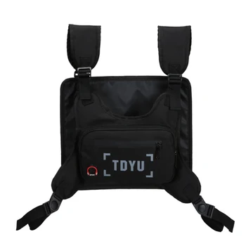 

Outdoor Sports Chest Bag Waterproof Durable unisex reflective adjustable wear-resistant tear-resistant Chest Rig Pouch Small Wai