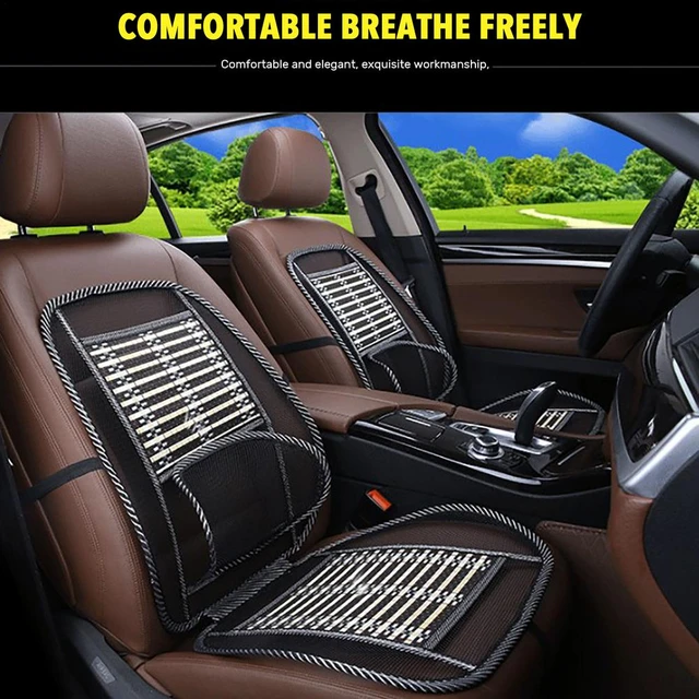 Universal Car Back Support Chair Massage Lumbar Support Waist Cushion Mesh  Ventilate Cushion Pad For Car Office Home - Seat Supports - AliExpress