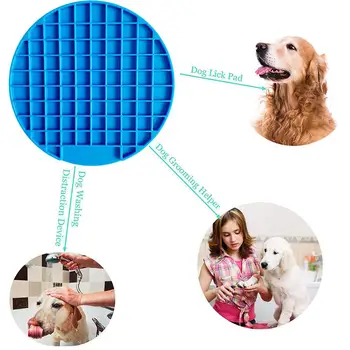 

Pet Slow Feeder Dog Licking Mat Bone Pattern Interaction Available Perfect Serve