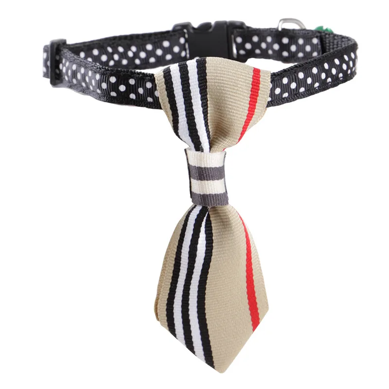 Pet accessories bell collar chest and back cover cloth nylon tie dog and cat collar pet accessories - Цвет: No.4