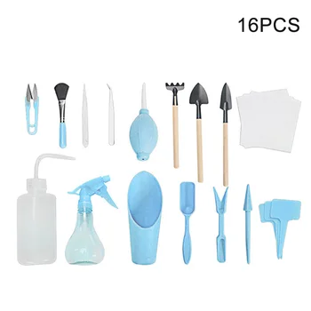 

12pcs 16pcs Pruning Digging Sowing Plastic Seedling DIY Tool Garden Planter Kit Home Succulent Planting Mini Watering Bonsai