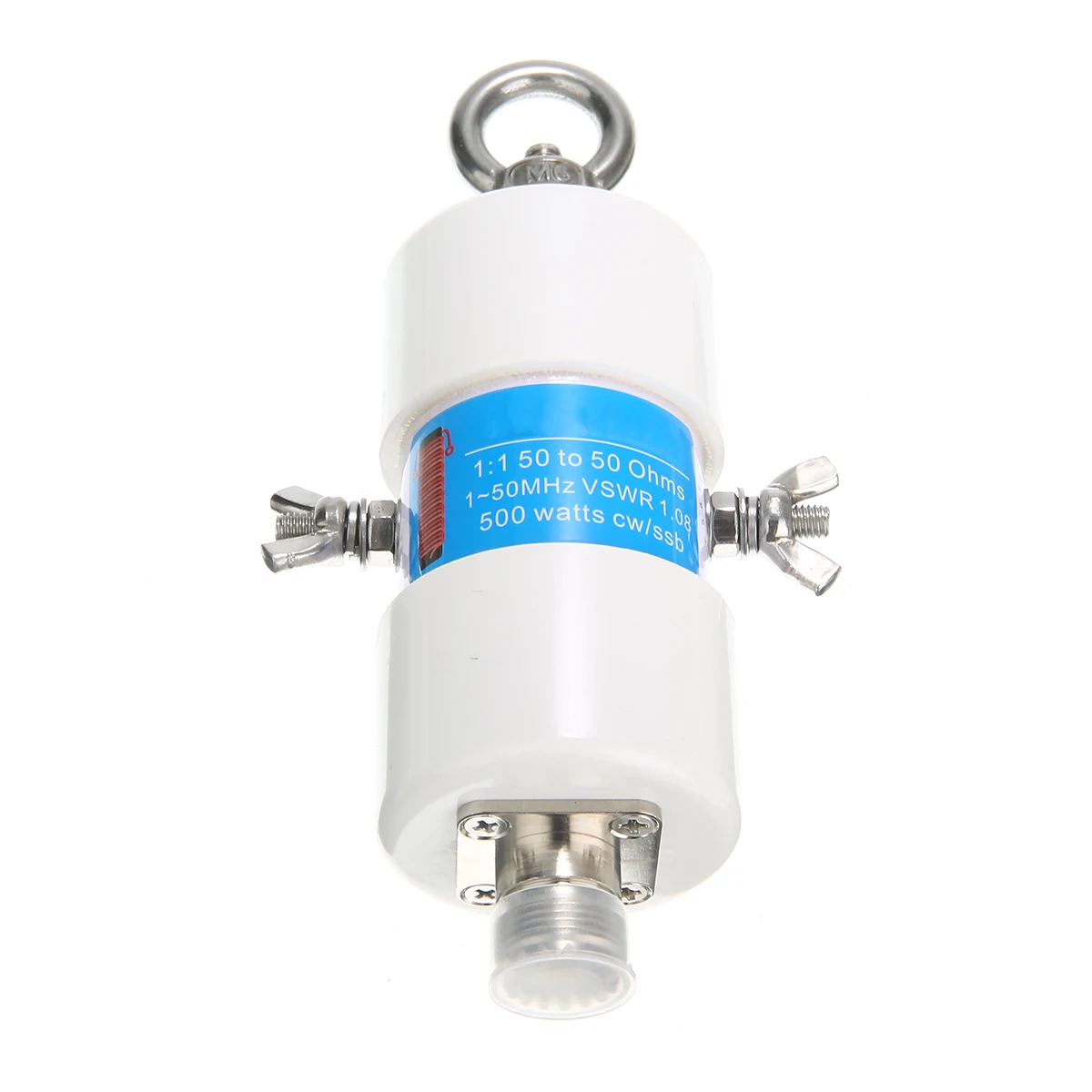 1pc Durable 160m-6m Bands 1.8-50MHz 500W Waterproof HF Balun 1:1 Universal Voltage Balun for Shortwave Antenna Balun 87*45mm