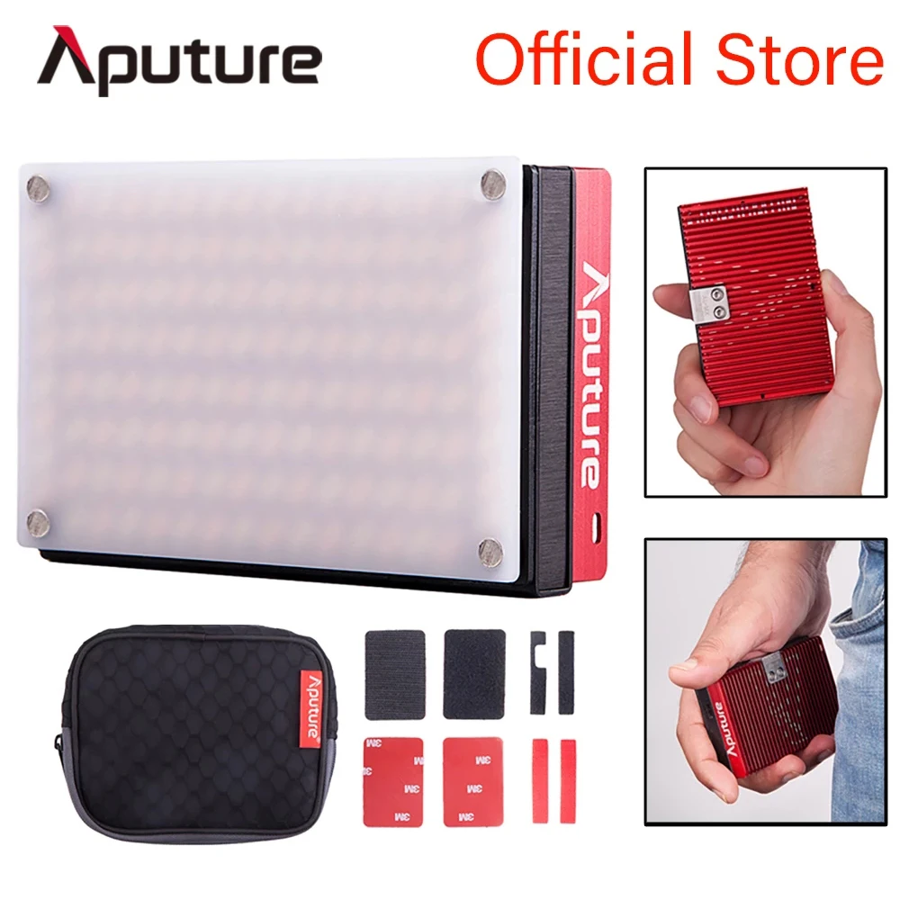 Aputure AL-MX LED Video Light Color Temperature 2800-6500k TLCI/CRI 95+ On Camera Fill Pocket Sized Tiny Lighting | Электроника