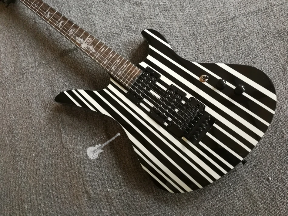 Custom shop на заказ электрогитара, последняя модель, черный и белый цвет сэндвича,, любой цвет может быть сделан