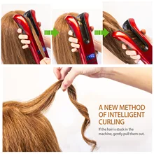 Автоматический выпрямитель для волос Air Curler Spin& N Curl керамические щипцы для завивки волос Инструменты для укладки волшебная палочка завиток с 2 шт. заколки для волос