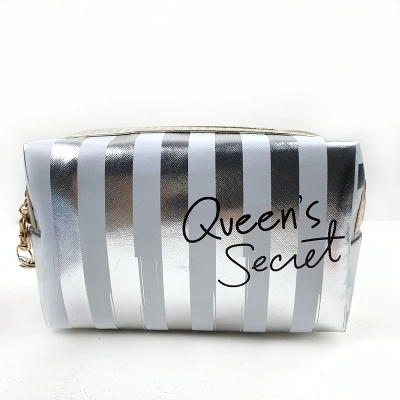 Women Travel Cosmetic Bag Pink Laser Makeup Bags Toiletry Wash Beauty Box Zipper Make Up Handbag Organizer Storage Case Pouches