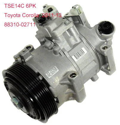 Компрессор кондиционера TSE14C для Toyota Corolla 2011-13 CG447280-9060, 88310-02711