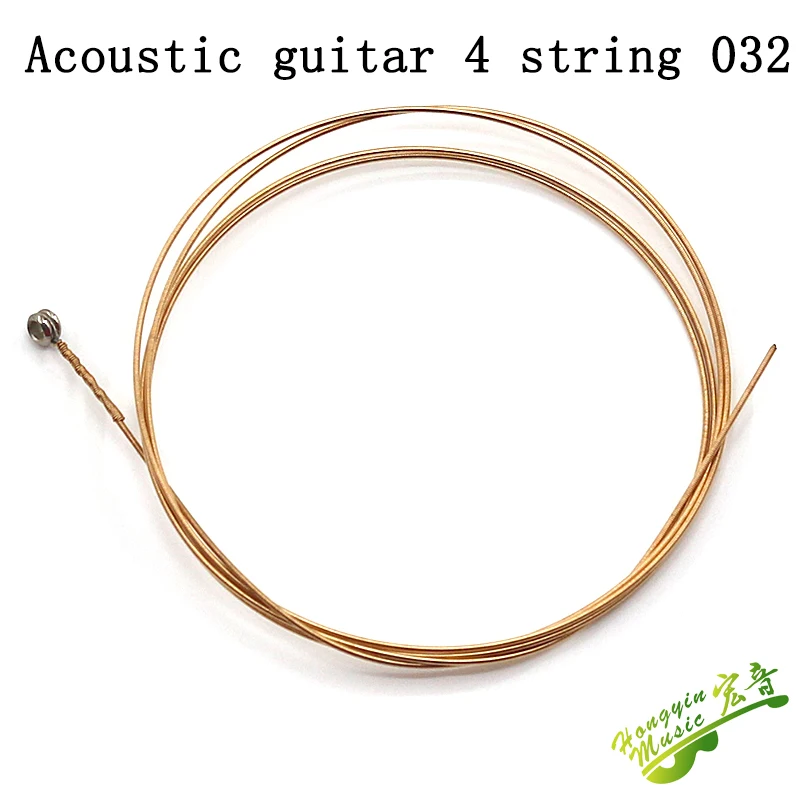 Premium Brass Guitar String Replacement for Electric and Acoustic Guitars (Set of 6)