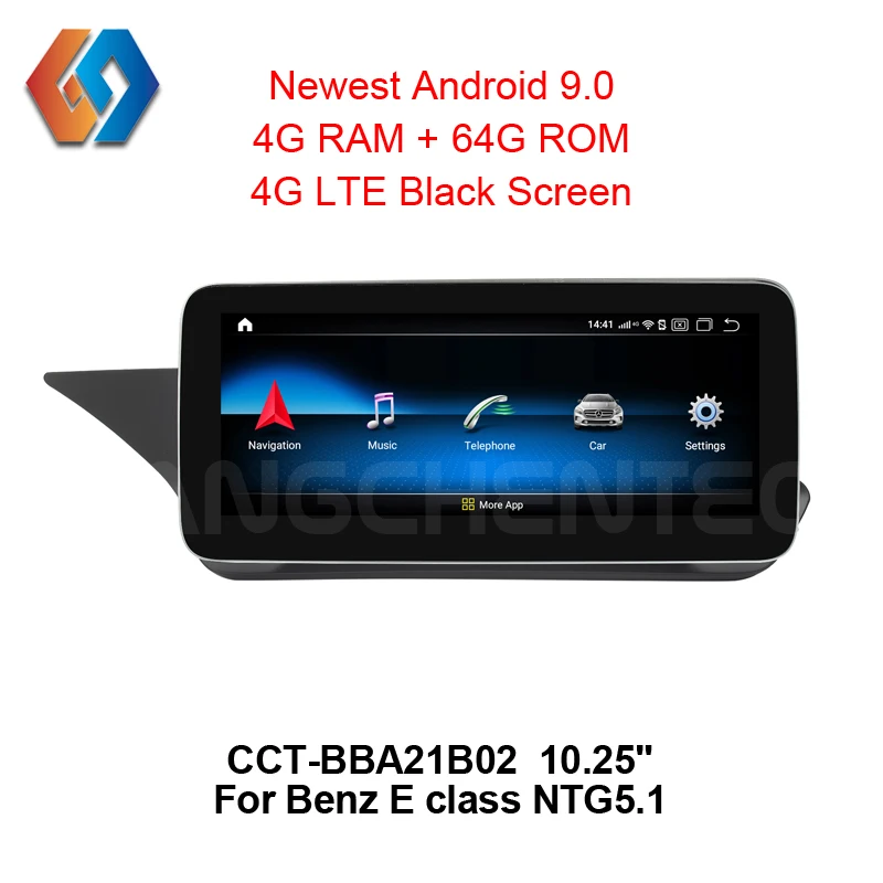 4G LTE 64G Android 9,0 мультимедийный экран для Benz E класс встроенный в CarPlay Android Авто поддержка DVR задняя камера BT WiFi