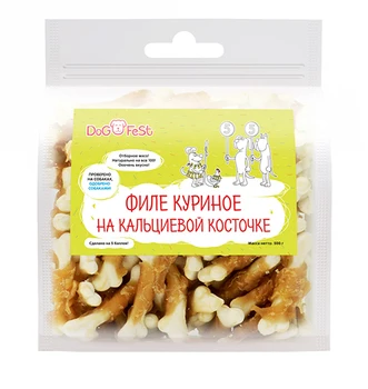 

DOG FEST Delicacy DOG FEST for dogs chicken fillet on the bone calcium