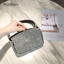 Шикарные бриллианты вечерняя сумочка женская новая Корейская Роскошная мягкая подставка для подушек дамские вечерние сумки через плечо клатч Bolsos Mujer