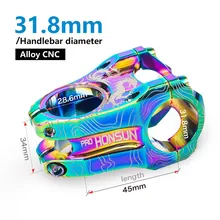 

Bicycle Stem 31.8mm MTB Mountain Bike Road Bike Stem Handlebar Short Stem For Road Bike Cycling Handlebar Parts Accessories