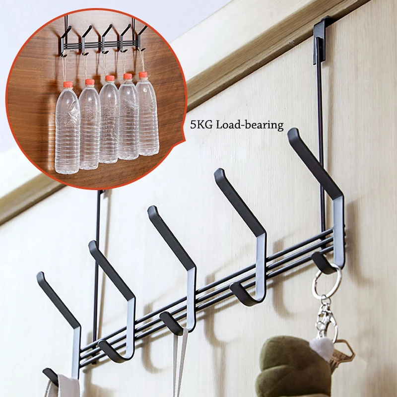 Colgador De Ropa Sin Perforaciones, Ganchos Organizadores De Baño, Gancho  De Puerta Práctico De Metal Para El Hogar, Sala De Estar, Rieles Para  Sombreros De 12,24 €