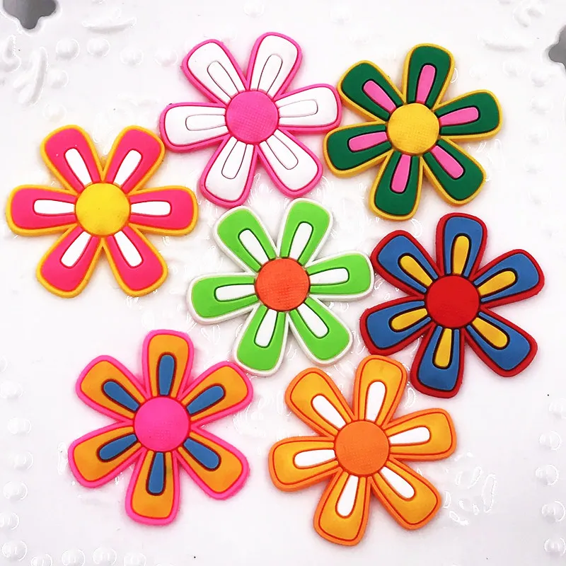 1 шт. цветок значок силиконовый головистой формы завод в форме красочные DIY