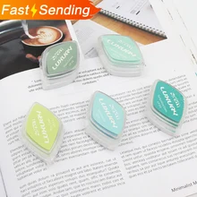 1pc את העין creative מיני צבעוני כרית דיו מתכנן רעיונות סיליקון חותמת ברכה כרטיס ביצוע אספקת DIY(China)