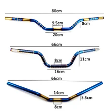 Универсальный 7/" 22 мм Диаметр мотоцикла Руль Ручка Бар для Harley KTM Kawasaki Honda Yamaha Suzuki красочные