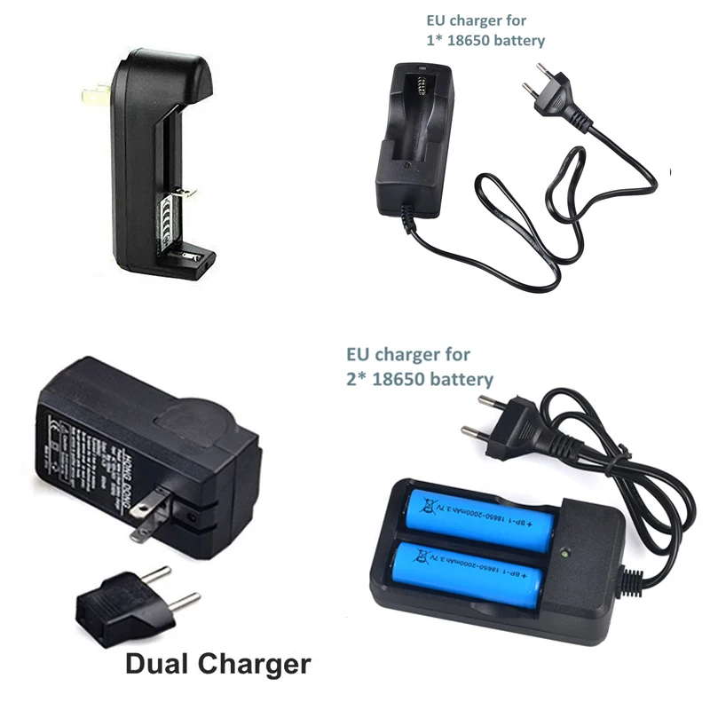 

AU, EU, UK, US, adaptor 18650 26650 14500 battery charger 4.2v for flashlight
