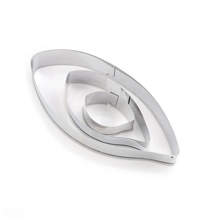 Stainless Steel Flower Petal Cookie Cutter Cupcake Mold Fondant Cake Mould DIY Decor MU8669