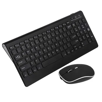 

2.4Ghz Wireless Keyboard + Mouse Combo for iOS Windows 10/7/XP Android Laptop PC Wireless Mice And Keyboard Set W/ USB Receiver