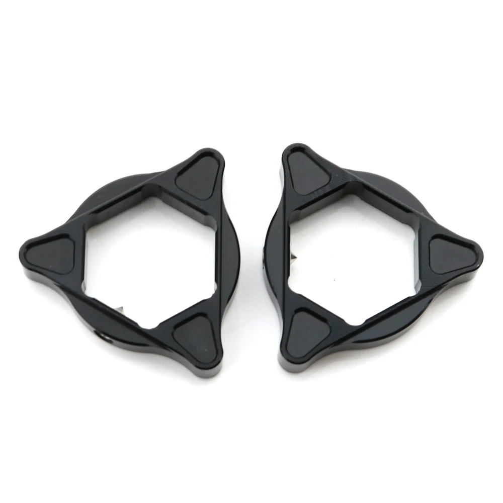 Для Honda CBR125 CBR 929RR CBR 600RR CBR 954RR CBR 1000RR 17 мм/22 мм передняя вилка преднатяжной регулятор шестигранный дизайн CNC алюминий - Цвет: 22mm black