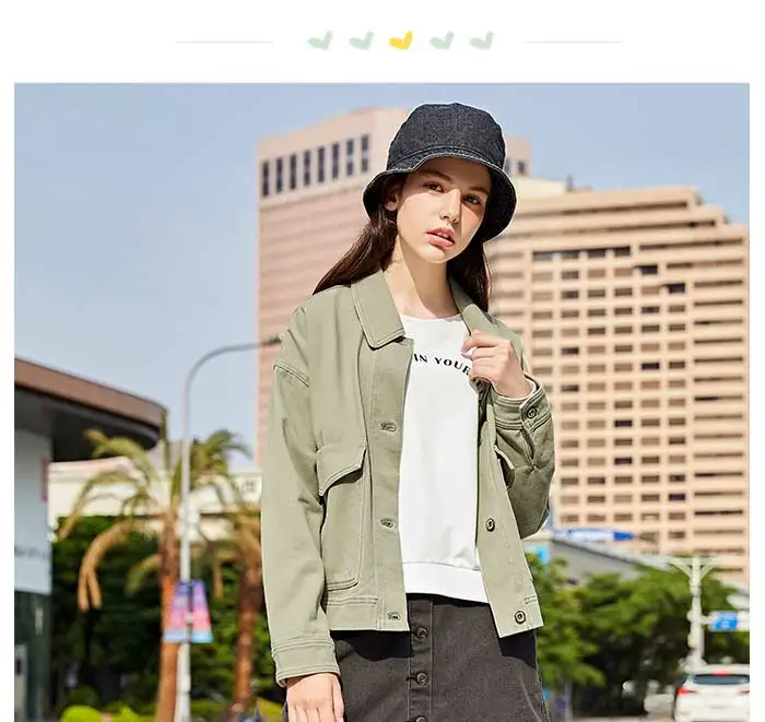 SEMIR новые куртки Харадзюку женские осенне-зимние пальто размера плюс женские большие Топы Милые куртки однотонная ткань