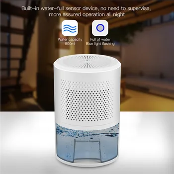 

900ml Electric Dehumidifier Air Dryer Home Absorption Portable Moisture Absorbing Dryer Dehumidification Moisture Absorber