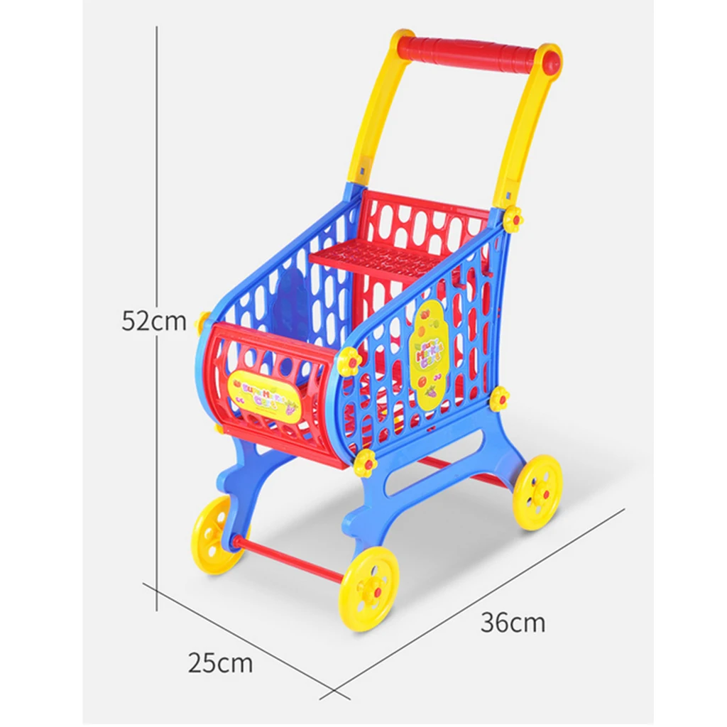 Assembled Supermarket Shopping Cart Playset for 80cm Baby Dolls Kids Toys Gift Assembled Supermarket Shopping Cart Playset for 80cm Baby Dolls Kids Toys Gift