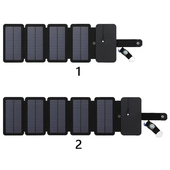 

Solar Powered Panels Package Board Folding Charging Bag Mobile Phone Treasure Charger Portable