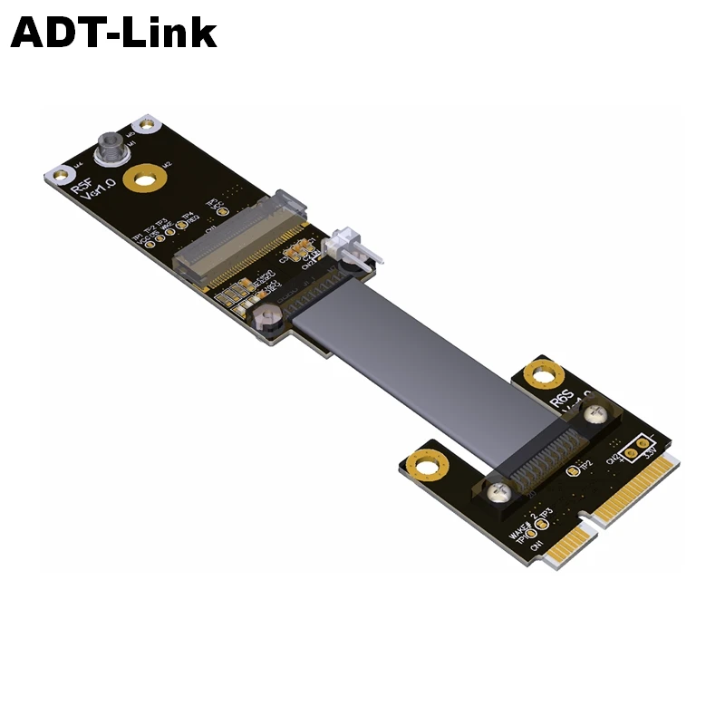 ADT Link M.2 key A.E. Карта Wi Fi на mini PCIe (мини карта) удлинитель для слота mpcie адаптер