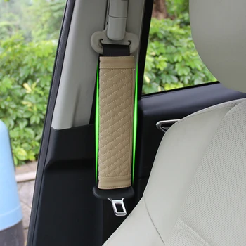 

Car Styling 1 Pair Car Seat Belt Pad Auto Child Safety Kids Shoulder Protection Cushion Pad Seatbelts Cover Interior Accessories