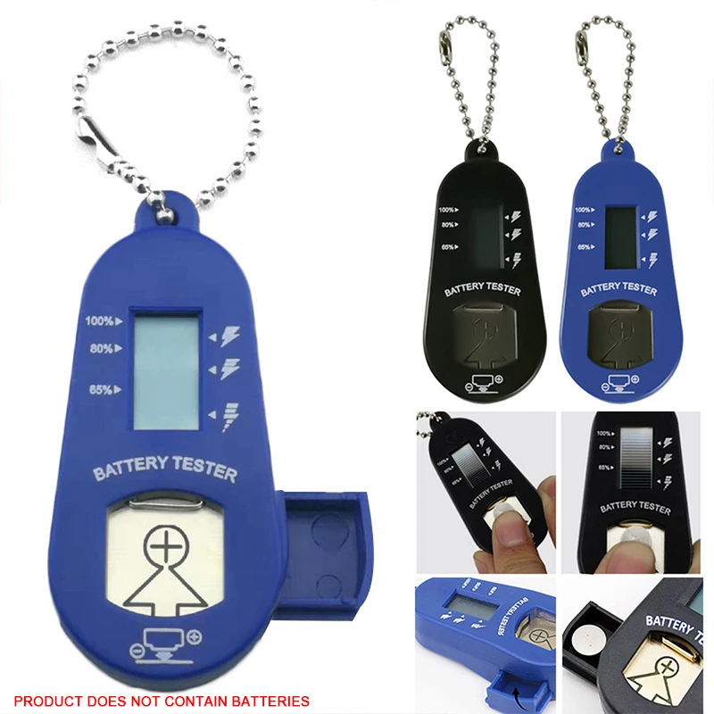 Battery Tester Universal Hearing Aid Battery Tester Digital Measuring Equipment LCD Display Button