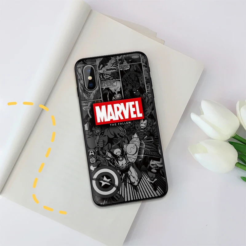 Чехлы для мобильных телефонов Xiaomi mi 8 9 SE Марвел Супергерои из “Мстителей” 6X X 2S 3 F1