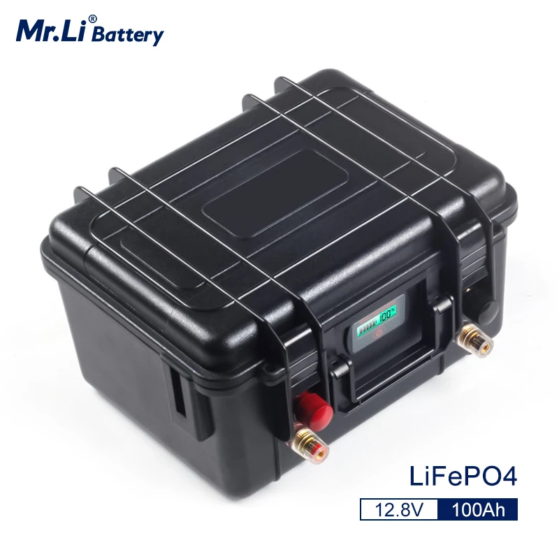 Mr. Li Lifepo4 аккумулятор 100Ah перезаряжаемый 12,8 V 100Ah Lifepo4 аккумулятор большой емкости аккумулятор для солнечной системы