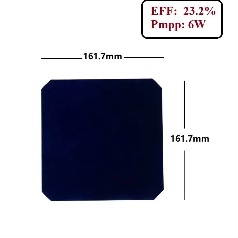 Sunpower Flessibile Monocristallino Cella Solare 23.2% Ad Alta Efficienza 6W Per Il Fai Da Te Pannello Solare Flessibile 100 Pz/Lotto