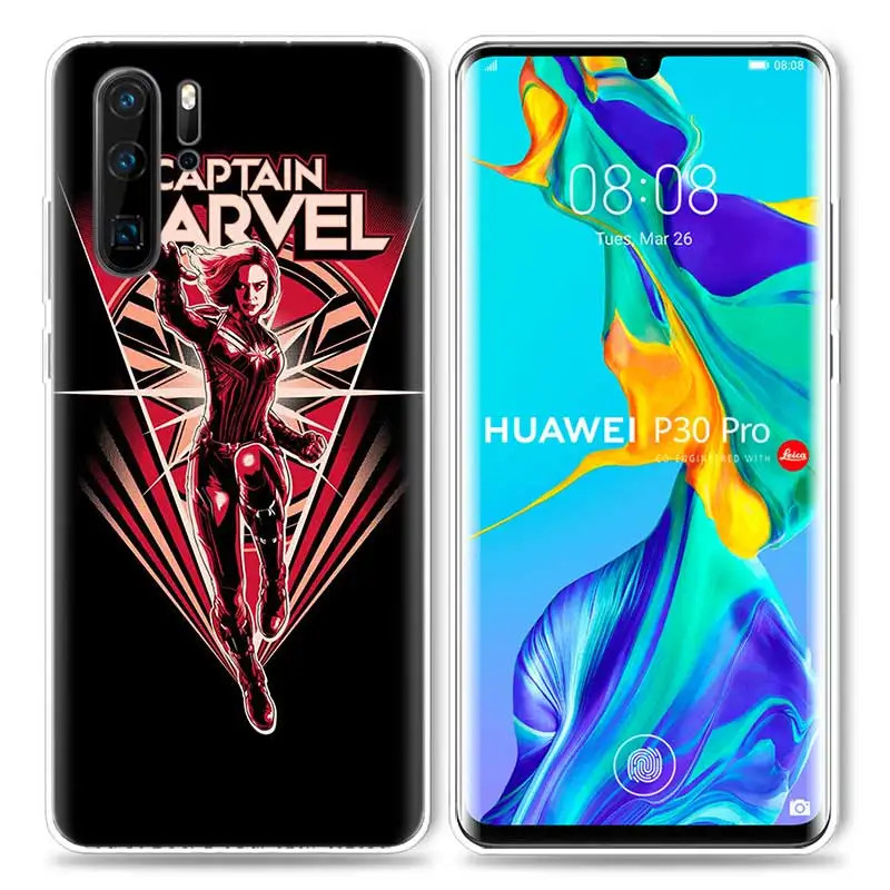 S05 Марвел Капитан чехол для huawei P20 P30 P Smart Z Plus P10 P9 P8 mate 30 10 20 Lite Pro силиконовый чехол для телефона - Цвет: S05