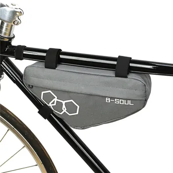 

B-SOUL Portable Bike Front Frame Top Tube Front Triangle Saddle Bag Pouch Pannier MTB For Cycling Bike Bag Bicycle Accessories