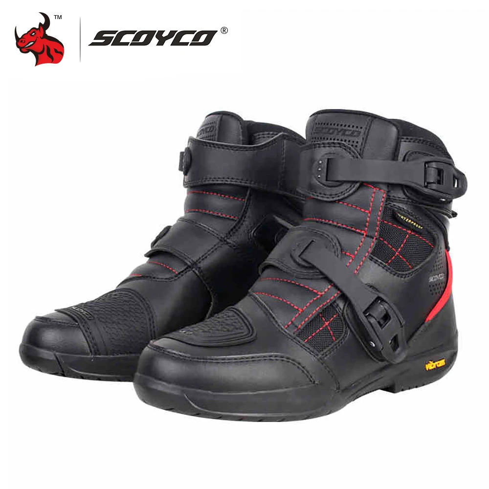SCOYCO Motor Boots Tahan Air Moto Boots 