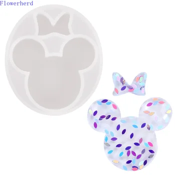 

Mouse Head Silicone Mold Resin Mould Fondant Cake Baking Mold Chocolate Diffuser Aroma Diffuser Mold Jewelry Dish Tray Mold