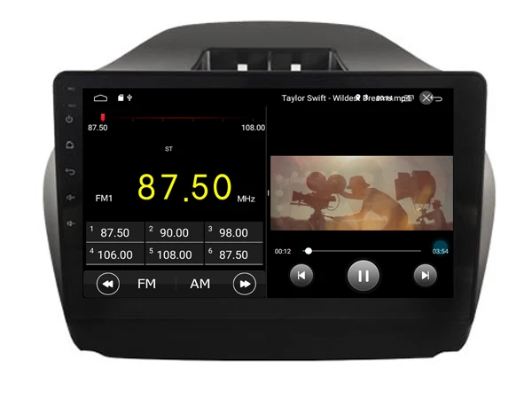 Top Built in 4G Lte car Intelligent navigation tape recorder 9.0 android car gps radio multimedia player for hyundai TUCSON IX35 4