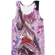 Летний Amazon стиль жилет мужской японский человек Жемчуг дракона Saiyan люди Печатный спортивный жилет мужская одежда поколение жира