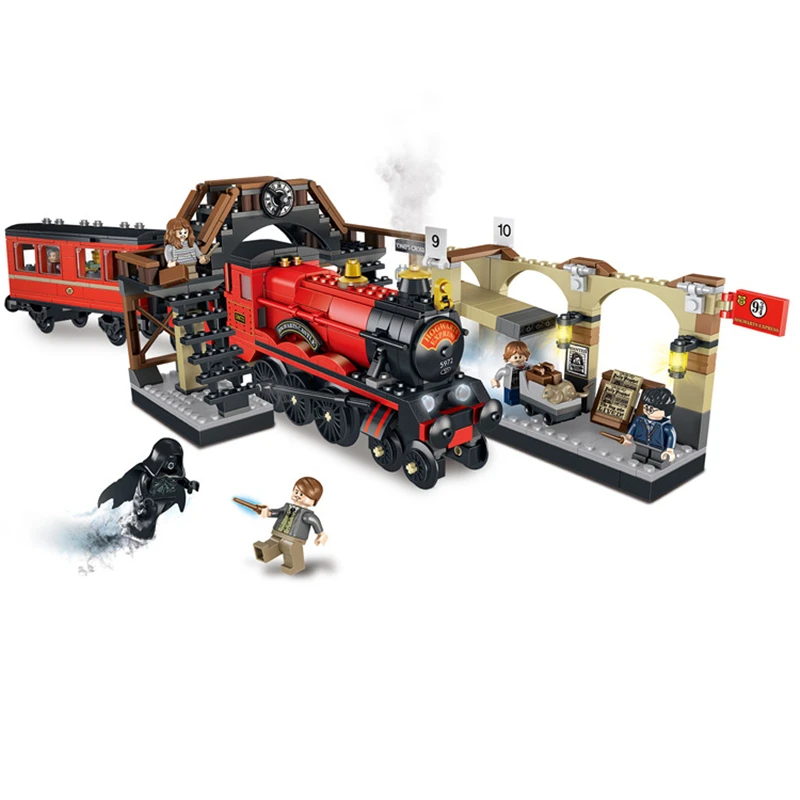 

Harri Series Potters Dobby Moody Dumbledore Voldemort Train Compatible Legolys Building Blocks Figure Toys Gift for Children
