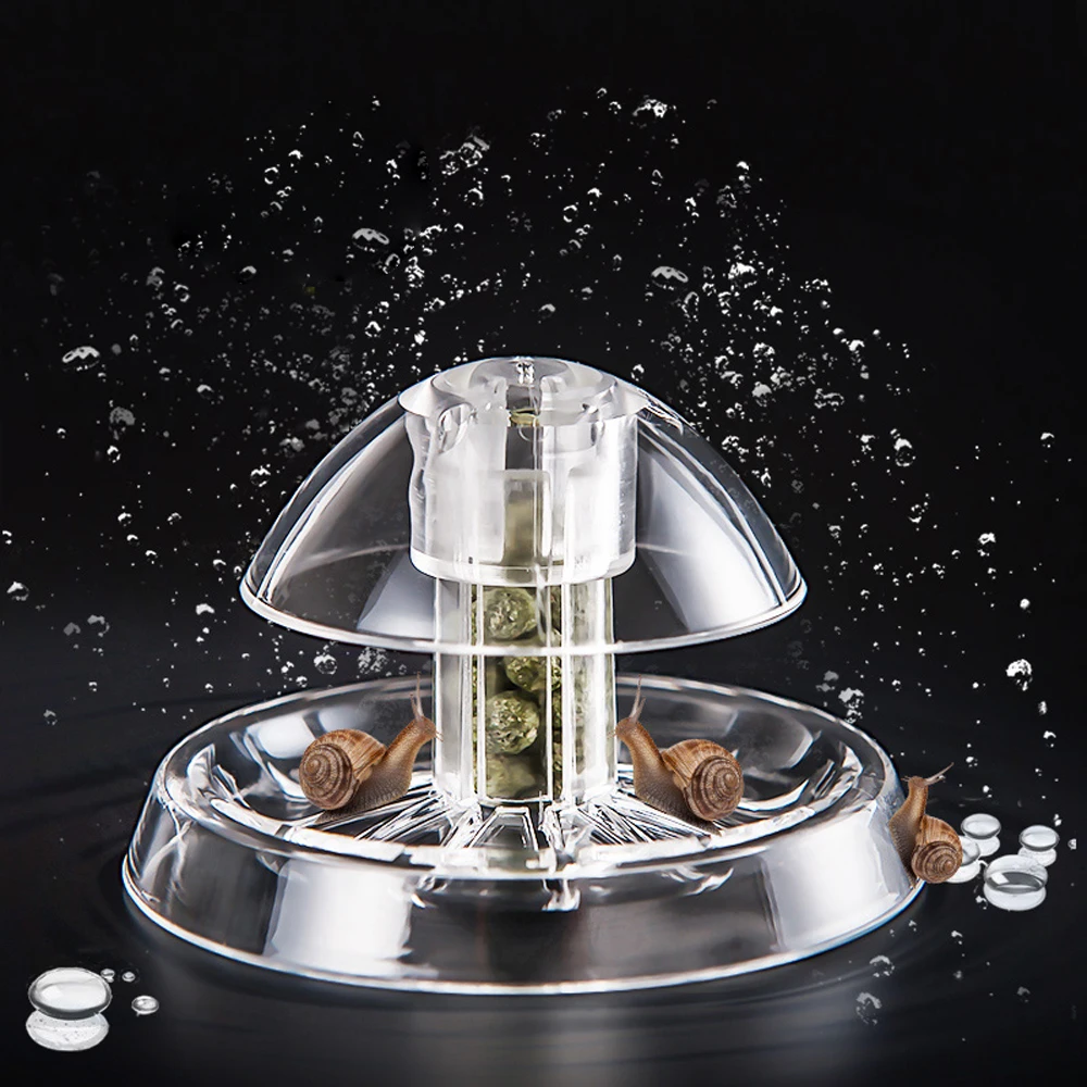 

Transparent Aquarium Fish Tank Plastic Clear Snail Trap Fish Tank Leech Vivarium Planarian Pest Catch Aquarium Cleaner Tool